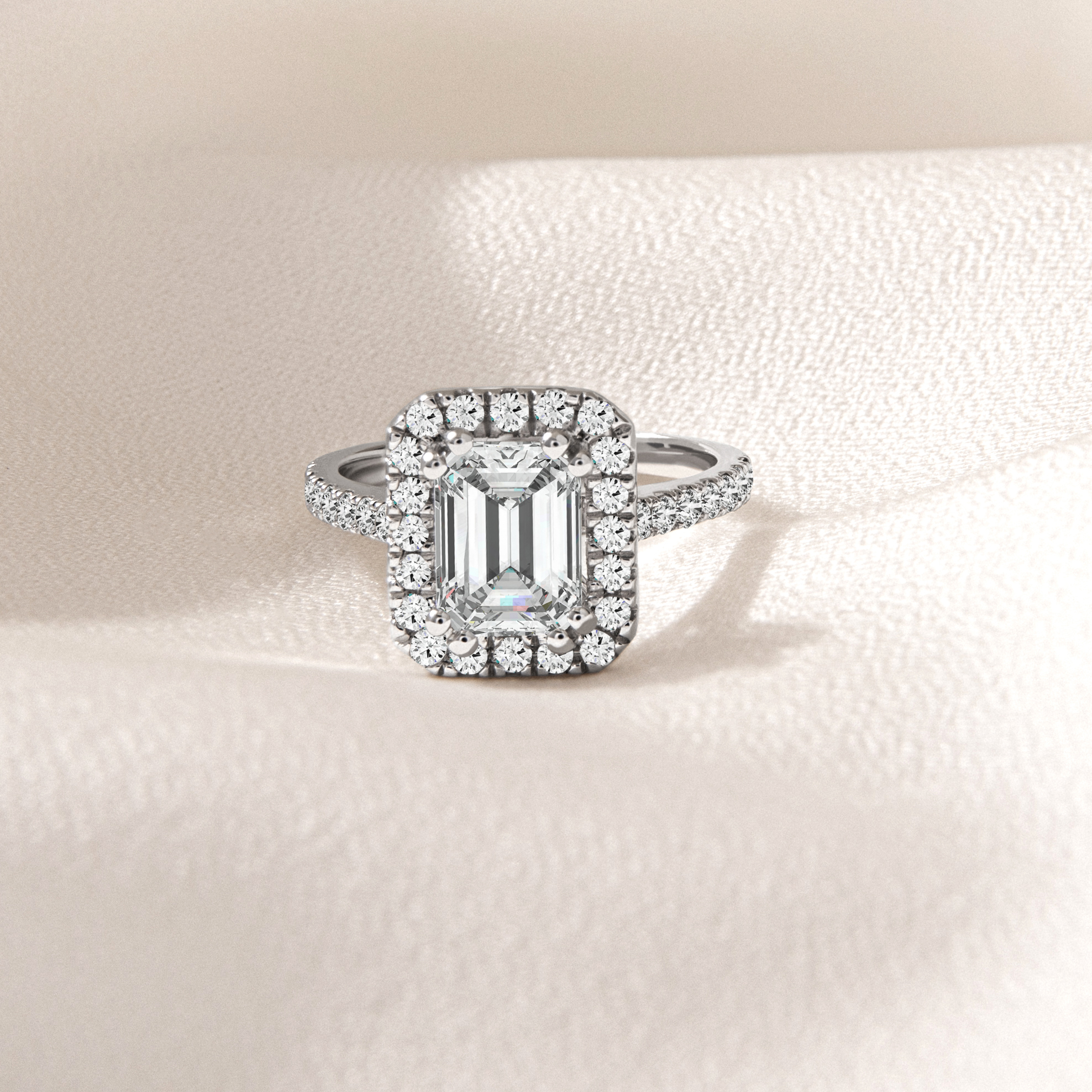 White Gold Earring