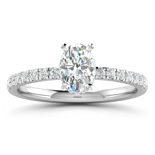 Twisted claw side stone Engagement Ring1