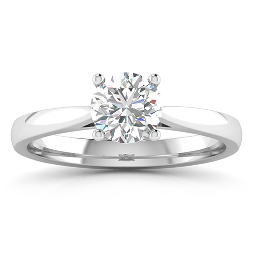 Twisted claw side stone Engagement Ring1