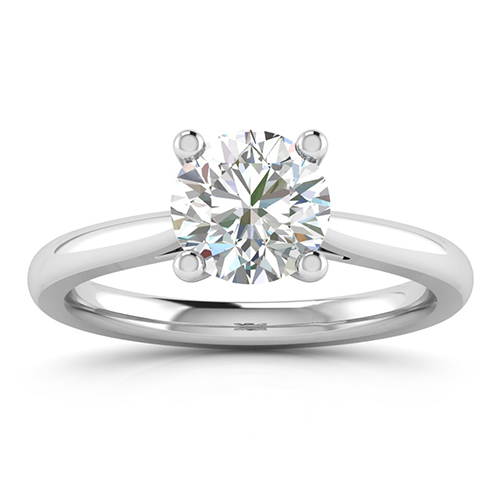 Twisted claw side stone Engagement Ring1