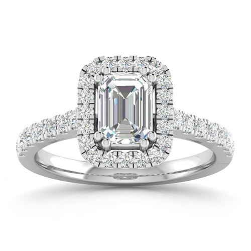 Twisted claw side stone Engagement Ring1