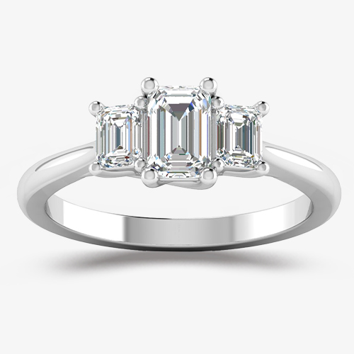 Twisted claw side stone Engagement Ring14