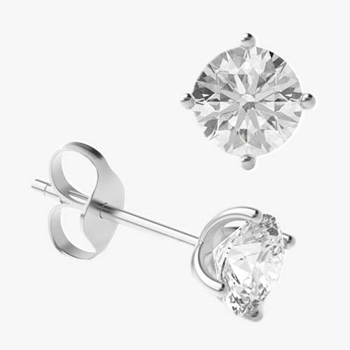 Twisted claw side stone Engagement Ring11