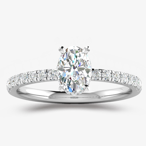 Twisted claw side stone Engagement Ring14