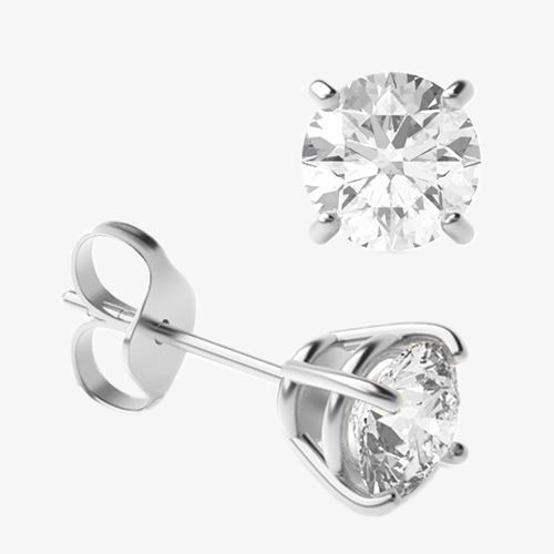 Twisted claw side stone Engagement Ring14